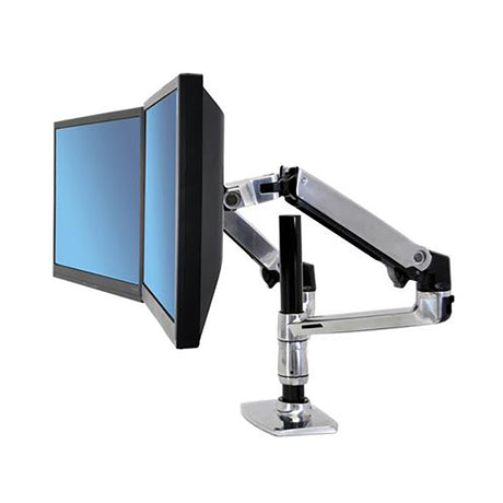 Ergotron LX Dual Stacking Arm - Side View