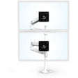 Ergotron LX Dual Stacking Arm, Tall Pole - White