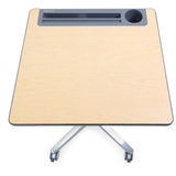 Ergotron Mobile Desk - Maple Worksurface