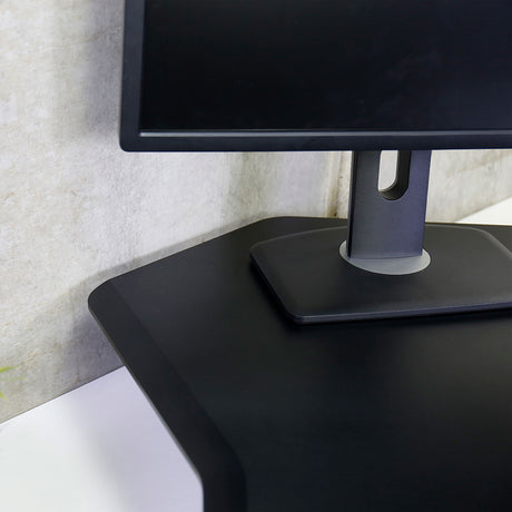 Ergotron WorkFit Corner Standing Desk Converter - Corner View