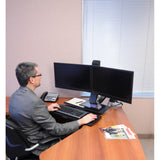 Ergotron WorkFit-A Dual With Worksurface+ - Ergonomic Office Sitting