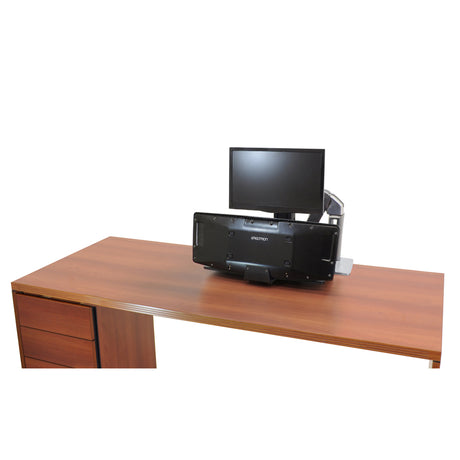 Ergotron WorkFit-A Single With Worksurface+ - Easily Store Away 