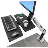 Ergotron WorkFit-A Single With Worksurface+ - Plenty of Space