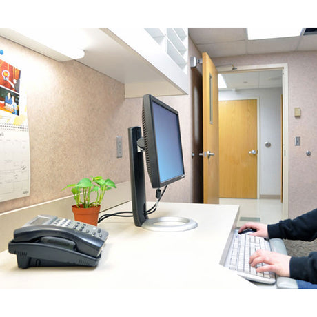 LCD Monitor Stand in Cubicle