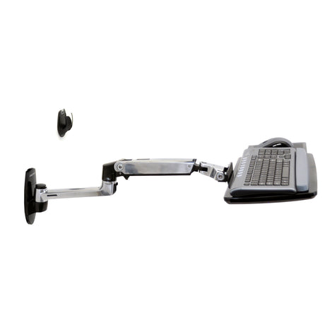 Ergotron LX Wall Mount Keyboard Arm - Side to Side Adjustment