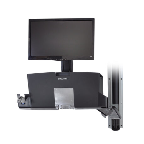 Ergotron StyleView Sit-Stand Combo Arm with Worksurface - Compact Design