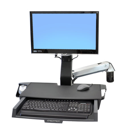 Ergotron StyleView Sit-Stand Combo Arm with Worksurface