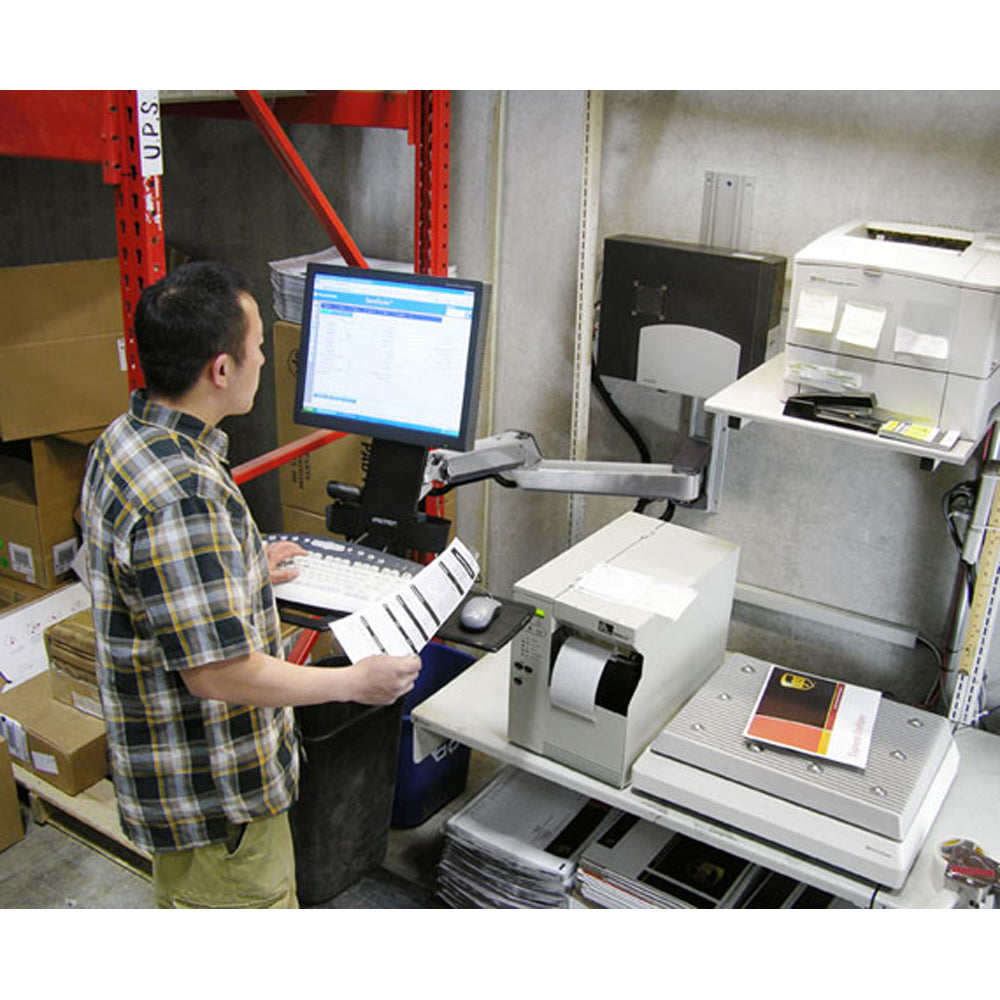  Polished Aluminum - Negative Tilt Keyboard