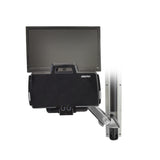 Ergotron StyleView Sit-Stand Combo System with Worksurface - folded side