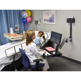 Ergotron StyleView Sit-Stand Combo System with Worksurface - Folded