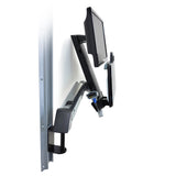 Ergotron StyleView Sit-Stand Combo System - Folded Side
