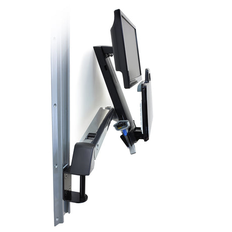 Ergotron StyleView Sit-Stand Combo System - Folded Side