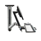 Ergotron StyleView Sit-Stand Combo System - Side Without PC