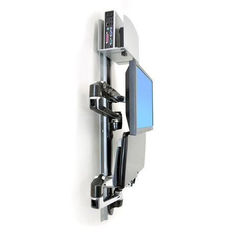 Ergotron LX PC Wall Mount System - Folded into wall