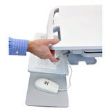 Ergotron StyleView EMR Cart With LCD Arm - One Touch Sit Stand