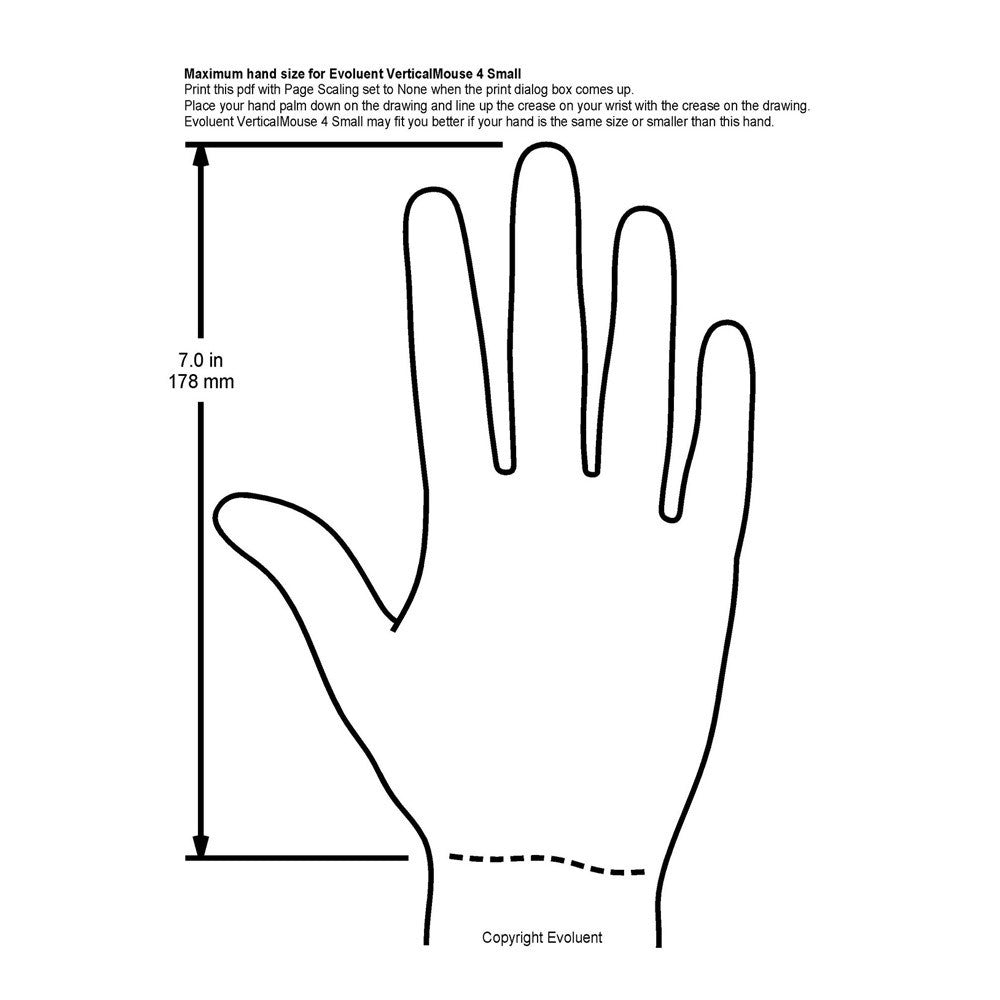 Mouse Hand Sizing Evoluent VerticalMouse 4 Right/Left Handed | Vertical Mouse, Ergonomic ...