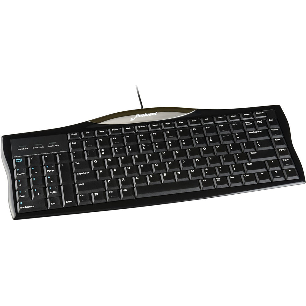 (未使用･未開封品)　Evoluent Reduced Reach テンキー左側搭載 ワンタッチショートカットキー Right-Hand キーボード ブラック R3K qdkdu57 Evoluent Reduced Reach Right-Hand Keyboard | Computer Keyboard
