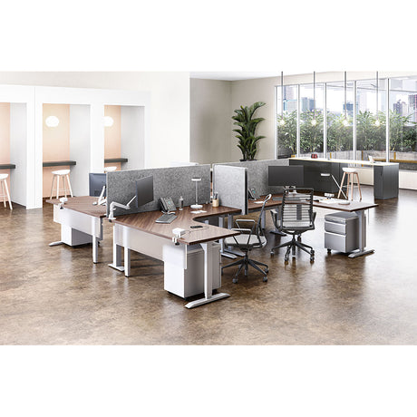 HAT L-Unit Triple Leg Base - Office