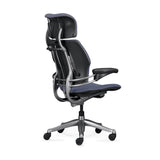 Humanscale Freedom Headrest Task Chair - Blue - Side