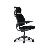 Humanscale Freedom Headrest Task Chair- Black - Side