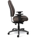 Office Master Heavy Duty Task Chair IU76HD - Right View - Brown