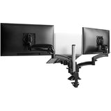 Chief Kontour K1C Triple 3x1 Monitor Dynamic Column Mount - Back Laptop View
