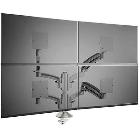 Kontour K1C Quad 2x2 Monitor Dynamic Column Mount - Silver