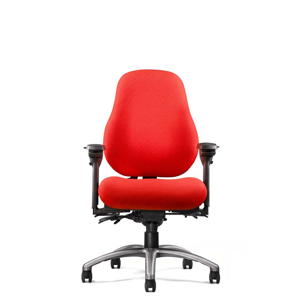 Neutral Posture 8000 Series Chair - Red - Front View