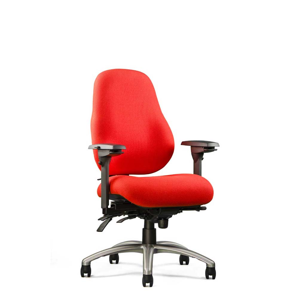 Neutral Posture 8000 Series Chair - Red - Right Side View