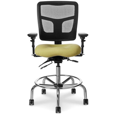 Office Master Yes Mesh Back Stool YS73 - Lime Green