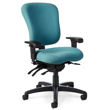 Office Master Patriot PA55 - Angled View - Blue