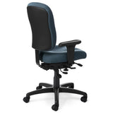 Office Master Multi-Function Management Chair PC55 - Back View - Teal