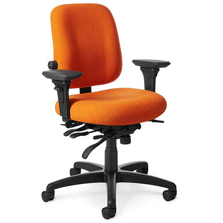Office Master Paramount Cross Performance Chair PT74 - Angled View - Orage