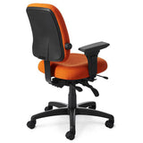 Office Master Paramount Cross Performance Chair PT74 - Back View - Orange