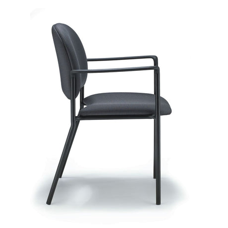 Allseating Rainbow Round Back - Gray - Right Side View