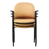 Allseating Rainbow Round Back - Tan - Stacking Chairs