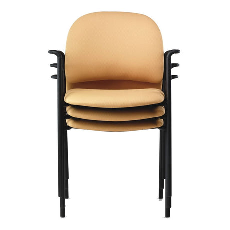 Allseating Rainbow Round Back - Tan - Stacking Chairs