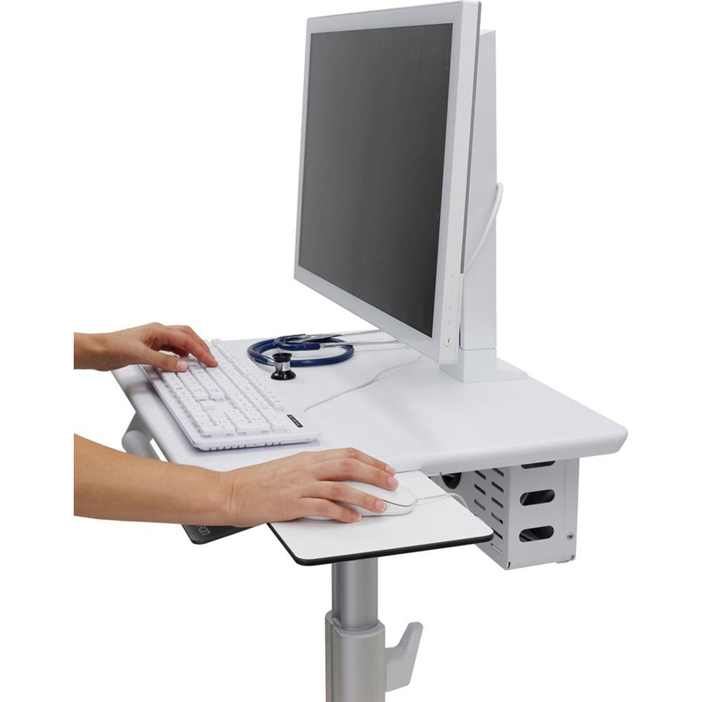 Ergotron StyleView Lean WOW Cart - Ergonomic Typing