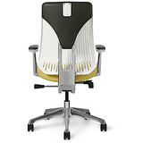 Office Master Truly - Light Yellow - Back View