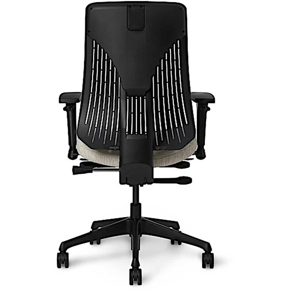 Office Master Truly - Light Gray - Back View
