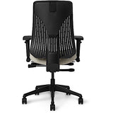 Office Master Truly - Light Gray - Back View