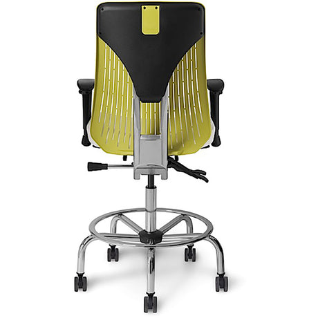 Office Master Truly Stool - White - Back View