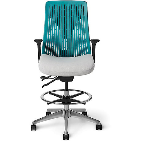 Office Master Truly Stool - Light Gray