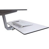  Dual Monitor with Worksurface+ (white) - Standing Made Comfortable