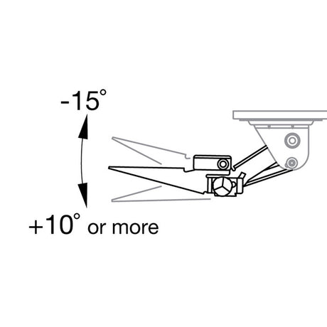 WorkRite Pinnacle 2 Value Arm - Tilt Adjustment