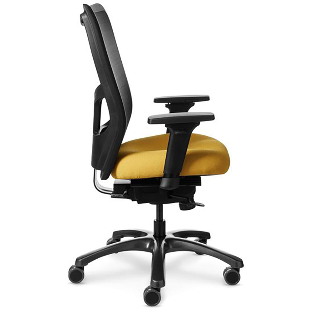 Office Master Mesh Back YS78 - With Arms - Side View