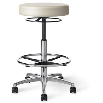 Office Master Classic Stool CL13 - Foot Ring - Cream