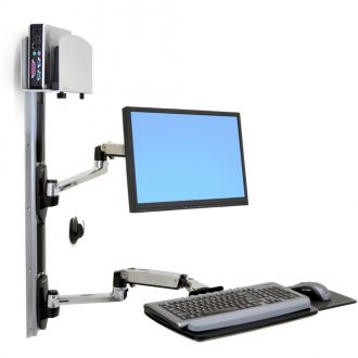 Ergotron LX PC Wall Mount System - Extended front