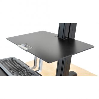 Close up of Ergotron Worksurface for WorkFit-S - Ergonomic Standing Desk