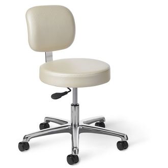 Office Master Classic Exam Room Stool CL22 - Side View